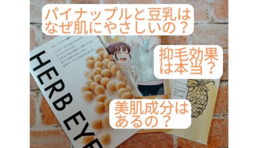 パイナップルと豆乳はなぜ肌にやさしいの？抑毛効果がある？成分を調べてみました！